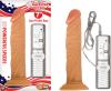 All American Whopper 7 inches Vibrating Dong Beige Sex Toy Product Image 3