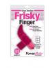 Frisky Finger Massager W/power Bullet Pink Sex Toy Product Image 2