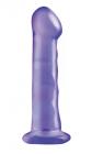 Basix Rubber Works 6.5 inches Dong With Suction Cup Purple Sex Toy Product