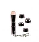Travel Massager Keychain with 5 Interchangeable Tips Waterproof Sex Toy Product