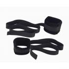 Plushy Gear Bed Straps Black Sex Toy Product