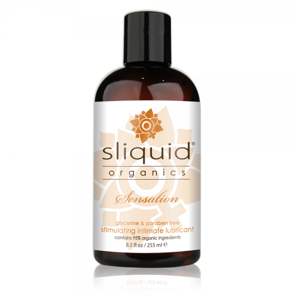 Sliquid Organics Sensation Warming Lubricant 8.5oz Sex Toy Product