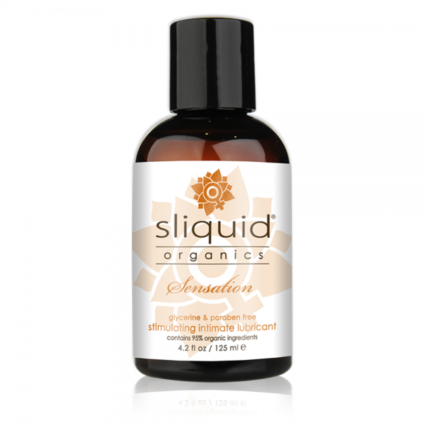 Sliquid Organics Sensation Warming Lubricant 4.2oz Sex Toy Product