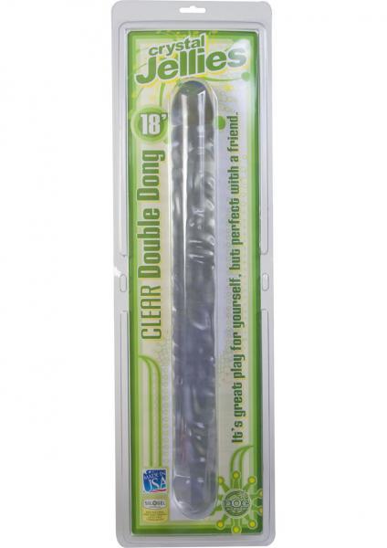 Double Dong 18 Inch - Clear Sex Toy Product