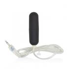 Sterling Collection Velvet Slimline Bullet Black Sex Toy Product