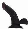 All American Whopper Vibrating Dong, Balls 7 inches Brown Sex Toy Product Image 1