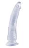 Basix Rubber Works 7 inches Slim Dong With Suction Cup Clear Sex Toy Product Image 1