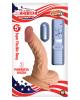 All American Whopper 5 inches Vibrating Dildo, Balls  Beige Sex Toy Product Image 3
