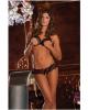 2 Piece Lace Peek-A-Boo Bra & Crotchless Panty Set M/L  Sex Toy Product Image 1