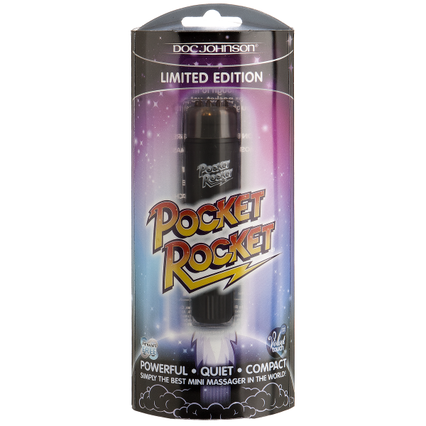Pocket Rocket Limited Edition Black Massager Sex Toy Product