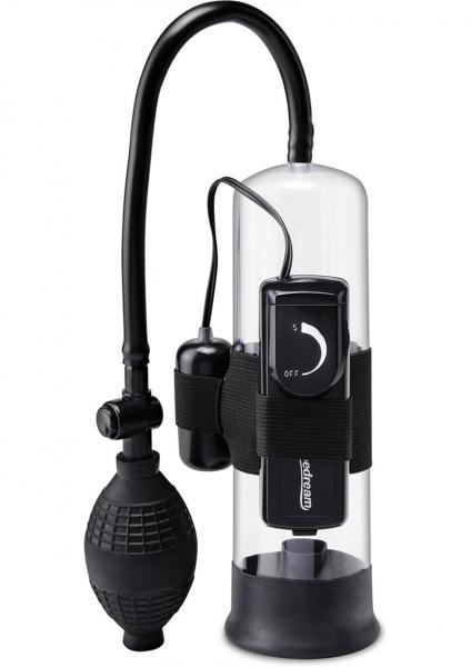 Pump Worx Beginners Vibrating Pump Black Sex Toy Product