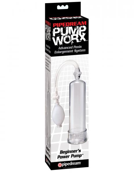 Pump Worx Beginners Power Pump Clear Sex Toy Product