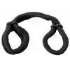 Fetish Fantasy Silk Rope Love Cuffs Black Sex Toy Product Image 1