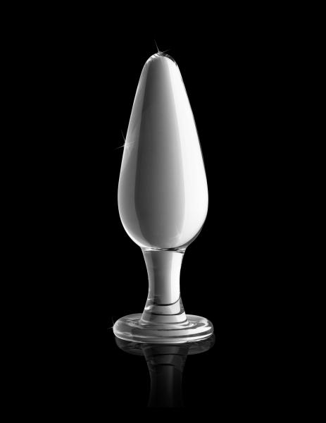 Icicles No 26 Glass Butt Plug Clear Sex Toy Product