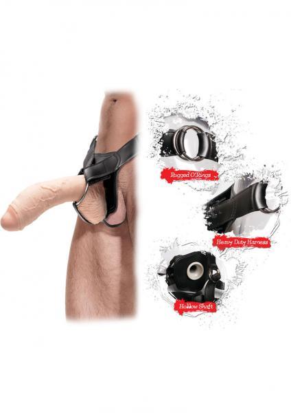 Fetish Fantasy Extreme Hollow Strap On Beige Sex Toy Product