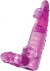 Dominator Penis Sleeve with Bullet Magenta Sex Toy Product