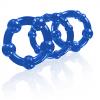 Beaded Cock Rings Blue Pack Of 3 Sex Toy Product Image 2