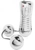 Nen Wa Balls Waterproof Vibrating Balls - Silver Sex Toy Product Image 1