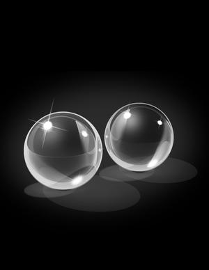 Icicles No 42 Medium Glass Ben Wa Balls Clear Sex Toy Product