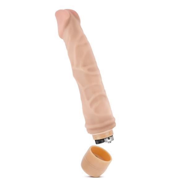 Dr Skin Cock Vibe #6 9 inches Dong Beige	 Sex Toy Product