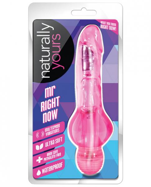 Mr Right Now Pink Realistic Vibrator Sex Toy Product
