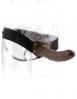 Fetish Fantasy 8 inches Hollow Strap On Brown Sex Toy Product Image 1
