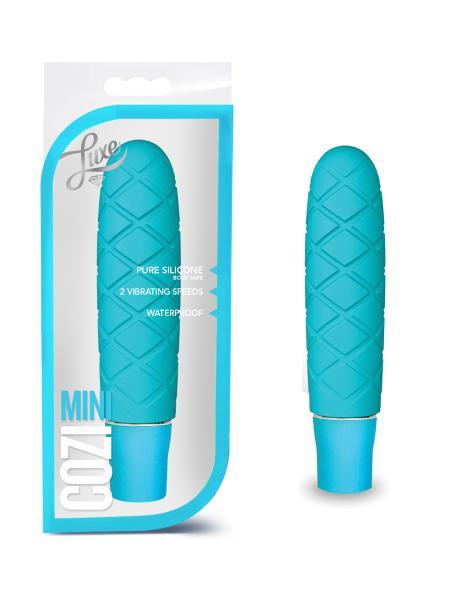 Cozi Mini 10 Function Mini Vibe Aqua Blue Sex Toy Product