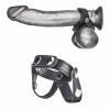 C & B Gear V-Style Cock Ring with Ball Divider Black Sex Toy Product Image 2