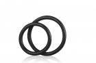 C & B Gear Silicone Cock Ring Set Black Sex Toy Product