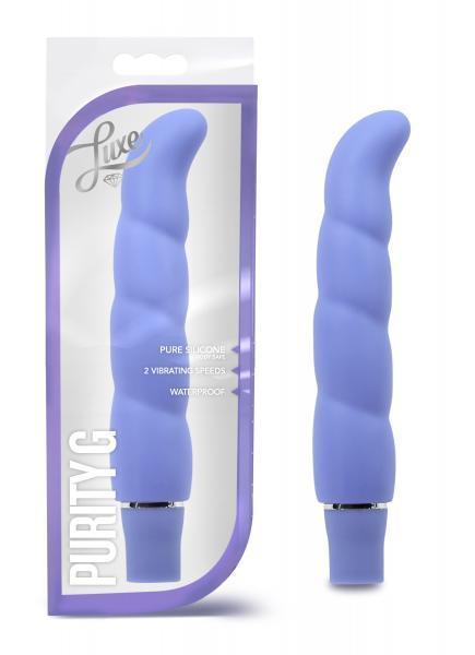 Purity G Silicone Vibe Periwinkle Purple Sex Toy Product