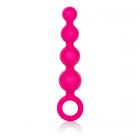 Coco Licious Silicone Booty Beads Pink 4.5 Inch	 Sex Toy Product