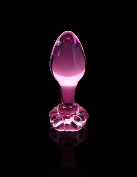 Icicles No 48 Pink Glass Butt Plug Sex Toy Product