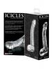 Icicles No 61 Clear Glass Realistic Dildo Sex Toy Product Image 4