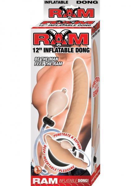 Ram 12 inches Inflatable Dong Beige Sex Toy Product