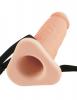 8 Inches Silicone Hollow Extension Beige	 Sex Toy Product Image 2