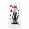 Hustler Anal Silicone Butt Plug 6 inches Black Sex Toy Product Image 3
