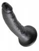 King Cock 7 Inches Dildo Black	 Sex Toy Product Image 1