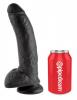 King Cock 9 inches Cock Balls Black Sex Toy Product Image 1
