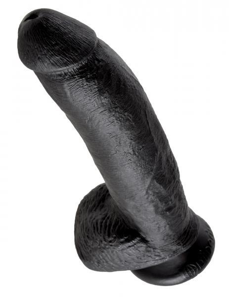 King Cock 9 inches Cock Balls Black Sex Toy Product