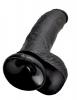 King Cock 9 inches Cock Balls Black Sex Toy Product Image 4