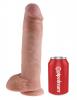 King Cock 11" Cock - Beige Sex Toy Product Image 1