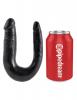 King Cock U Shaped Double Trouble Black Small Dildo Sex Toy Product Image 4