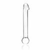 Glas 7 inches Realistic Head Glass Dildo Clear Sex Toy Product Image 1