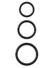 Fantasy C-Ringz Silicone 3 Ring Stamina Set Black Sex Toy Product Image 1