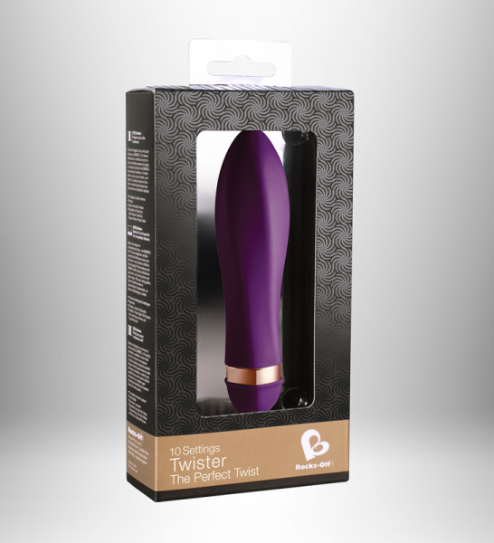 Twister Purple Discreet Vibrator Sex Toy Product