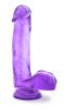 Sweet N Hard 1 Dong Suction Cup Purple	 Sex Toy Product Image 1