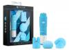 Revitalize Massage Kit with 3 Silicone Attachments Blue Sex Toy Product Image 3