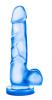Sweet N Hard #4 Dong With Suction Cup & Balls Blue Sex Toy Product Image 1