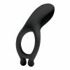 Optimale Rechargeable Vibrating C-Ring Black Sex Toy Product Image 1