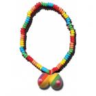 Rainbow Boobie Candy Necklace Sex Toy Product